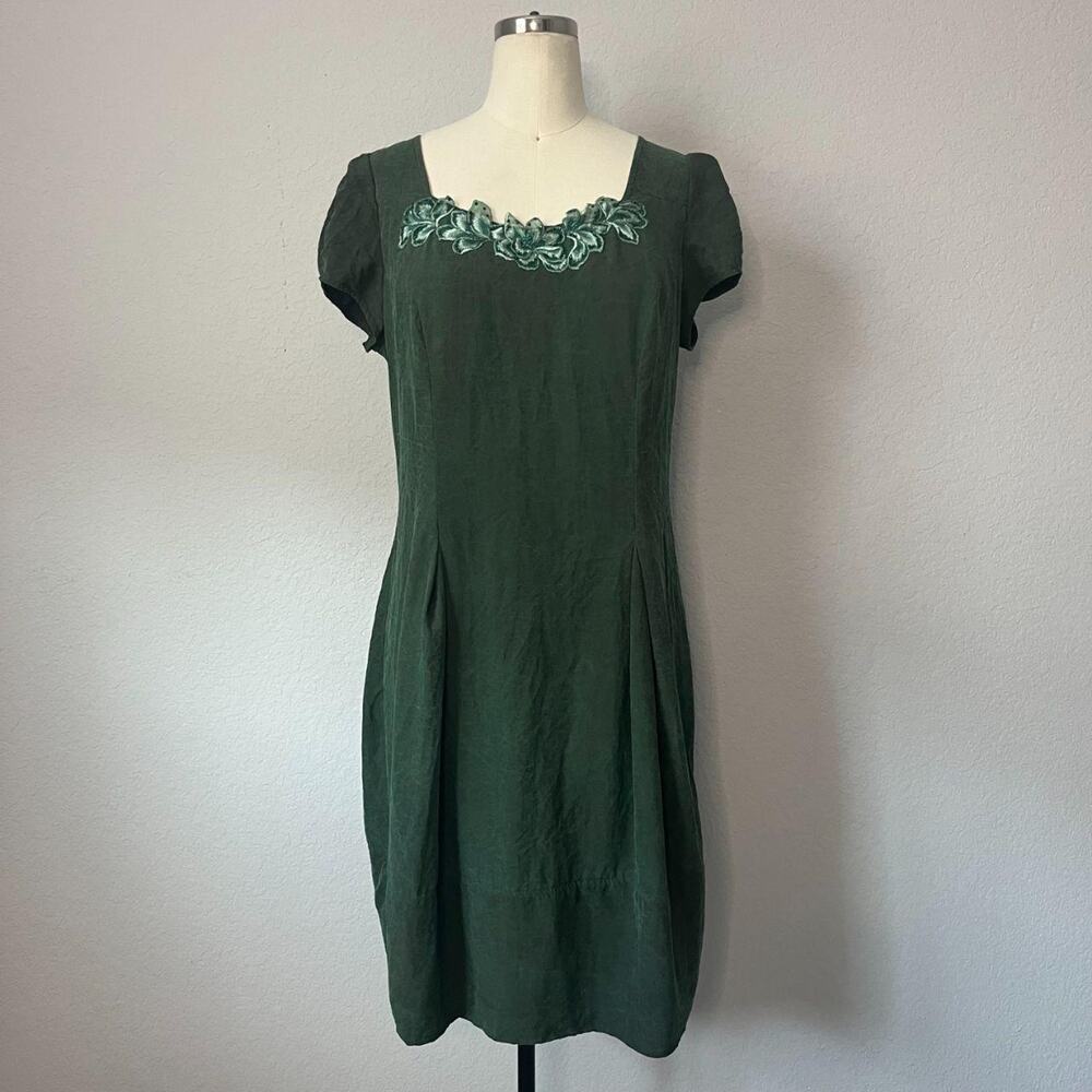 vintage 100% pure silk dress